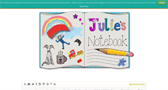 Desktop Screenshot of juliesnotebook.co.uk